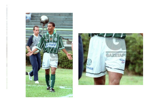 Camisa Shorts Palmeiras Original Da Época Futebol Id:04377 (Usado)