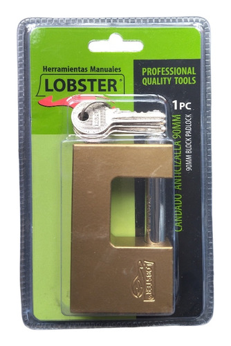 Candado Anticizalla 90mm Marca Lobster.