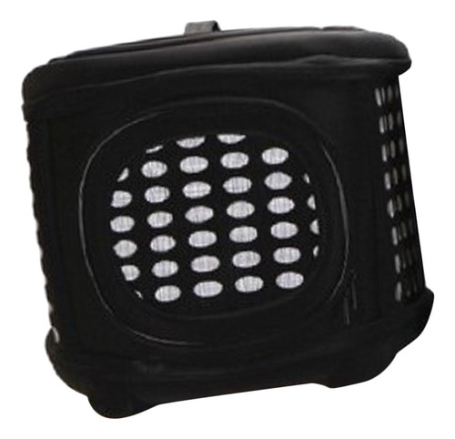 Mochila Plegable De Malla Para Perros Y Gatos, Bolsa Negro