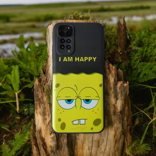 Estuche Case Funda Bob Esponja Serio Para Redmi Note11