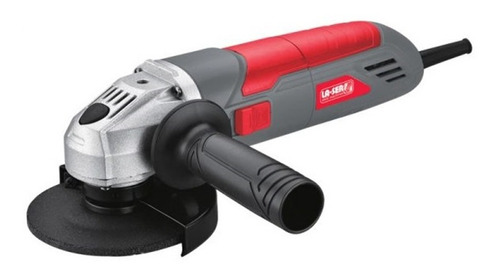Amoladora Angular Laser 115mm 900w Reforzada Uso Profesional Color Gris y rojo