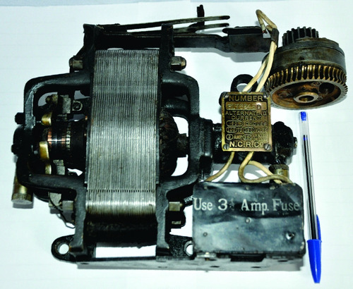 Motor Registradora National Máquina Antiga Elétrica