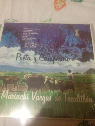 Mariachi Vargas De Tecalitlan Poeta Y Campesino Disco Vinil 