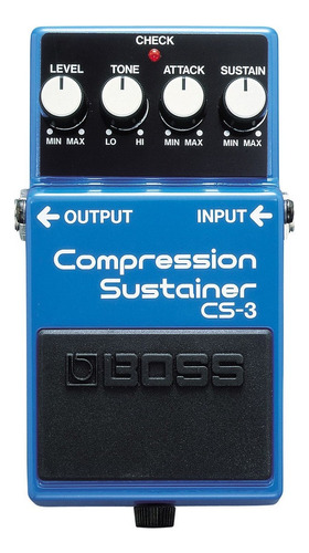 Pedal de efecto Boss Compression Sustainer CS-3  azul