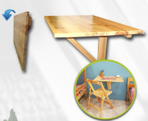 Imagen 3 de 3 de Mesa De Pared Plegable