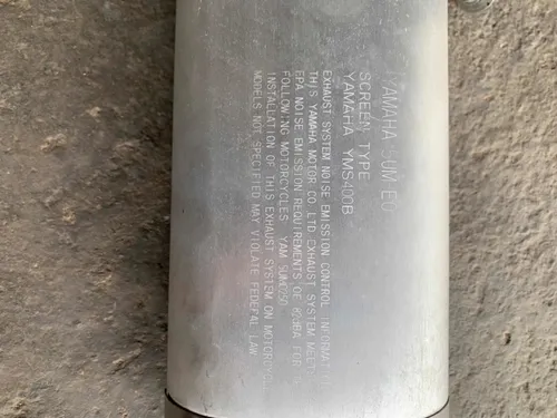 Vendo Escape Yamaha Original (Usado)