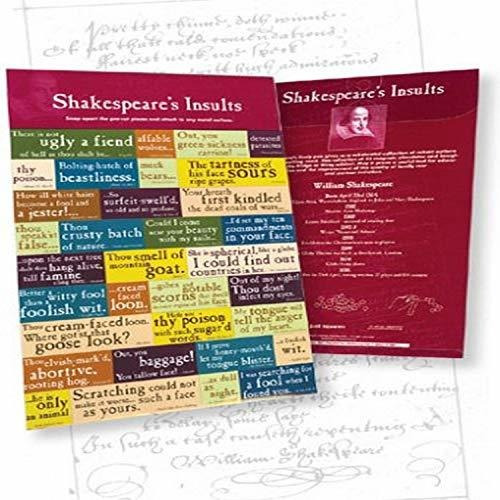 Customworks Shakespeare Insults Pull Apart Magnets, 7  X 11 