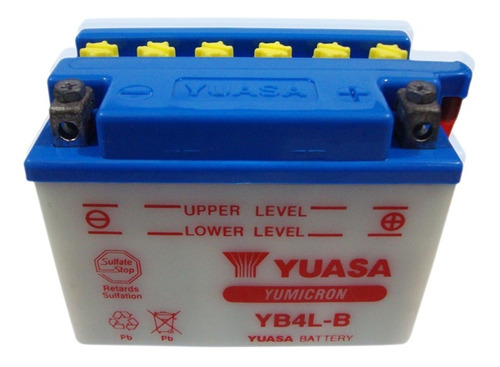 Bateria Yuasa Yb4l-b Scooter 50 Cc Yb4lb - En Fas Motos