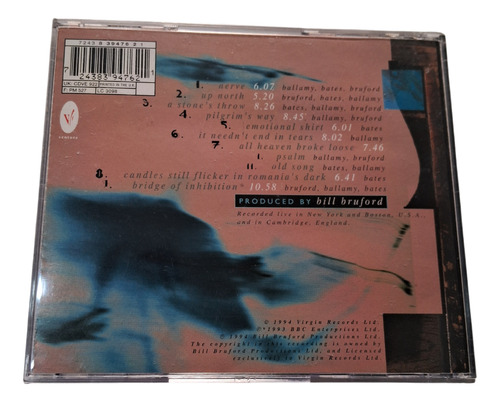Bruford Earthworks Stomping Ground Live Cd Uk Ediciones En Vivo
