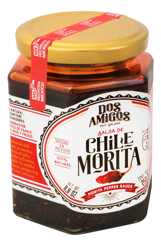 Salsa Chile Morita Dos Amigos Muy Salsas 250 G