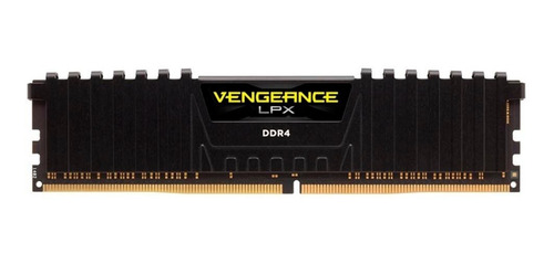 Imagen 2 de 7 de Memoria Ram Ddr4 8gb 2400mhz Corsair Vengeance Lpx Black