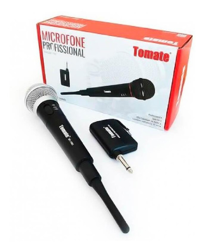 Microfone Profissional Sem Fio 113.00 Mhz Tomate - Mt-1002