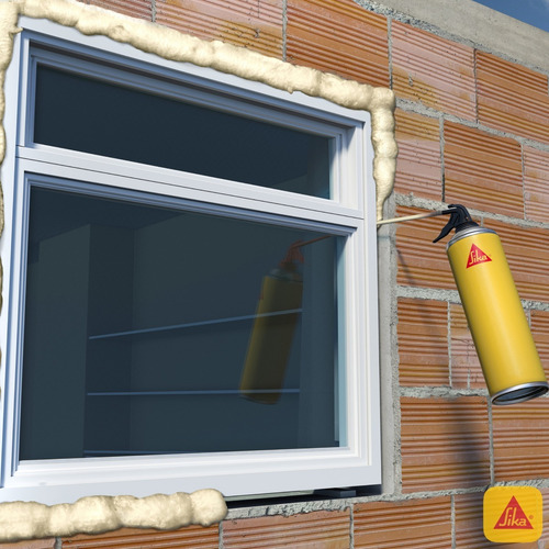 Imagen 5 de 10 de Sika Boom Espuma De Poliuretano Tarro 750ml