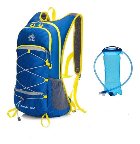 Mochila Deportiva Ultraliviana + Bolsa De Hidratacion 2litro