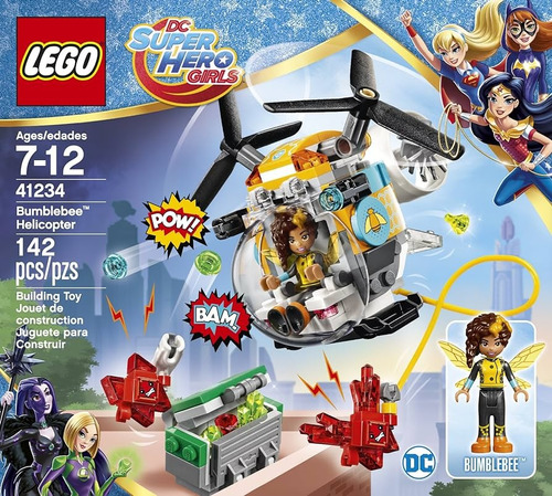 Lego 41234 Bumblebee Helicopter Dc Super Hero Girls
