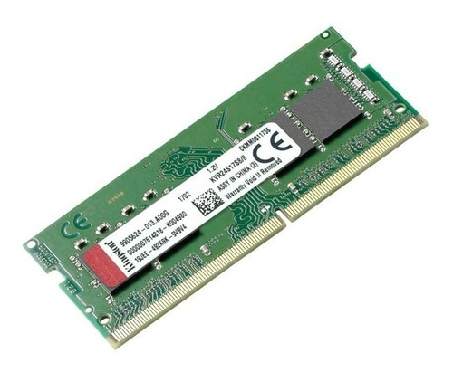 Memória RAM Kingston KVR24s17s8/8, 8 GB, DDR4, Sodimm, 2400 mhz