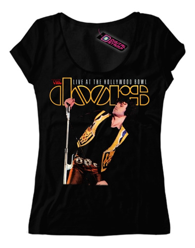 Remera The Doors Jim Morrison 12 Mujer Rock Dtg Premium