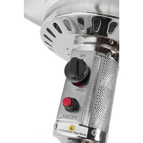 Imagen 4 de 9 de Calefactor Hongo Estufa Exterior Lusqtoff Patio Gas Negro