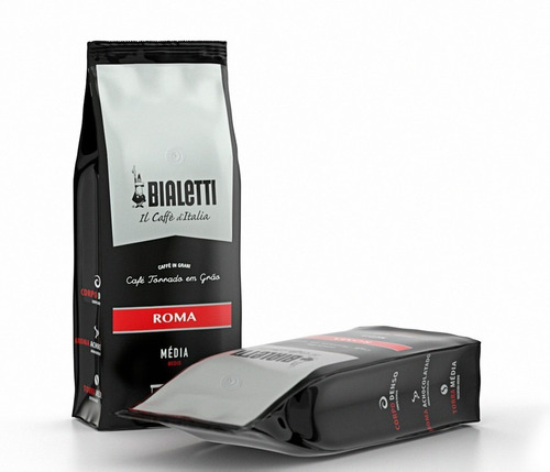 Café Em Grãos Bialetti Roma Torragem Média 1 Kg