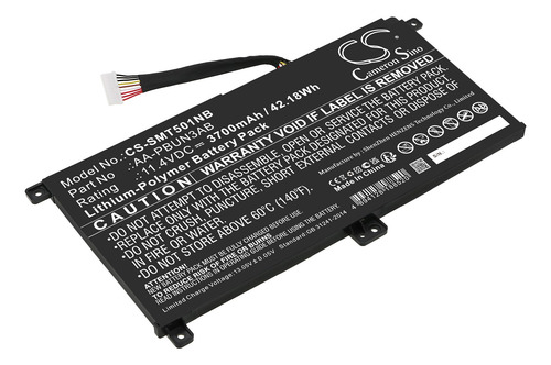 Reemplazo Para Samsung Nt501r5l-m15/c Nt500 Aa-pbun3ab
