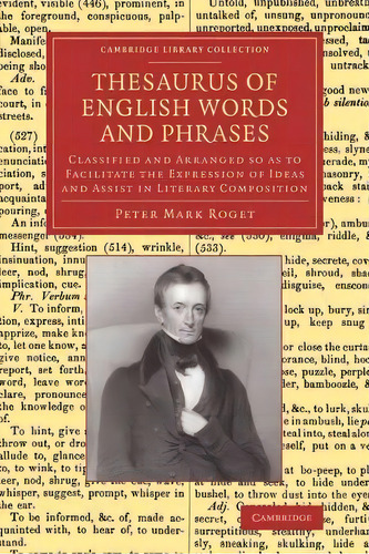 Cambridge Library Collection - Linguistics: Thesaurus Of English Words And Phrases: Classified An..., De Peter Mark Roget. Editorial Cambridge University Press, Tapa Blanda En Inglés