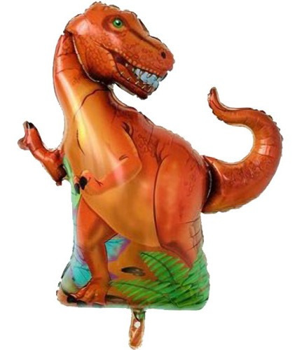 Globos Metalizado Dinosaurio Feliz Cumpleaños 10  23cm 