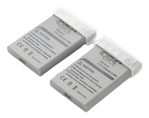 2 Pcs En-el5 Enel5 Batería Para Nikon Coolpix P3 P4 P90 P100