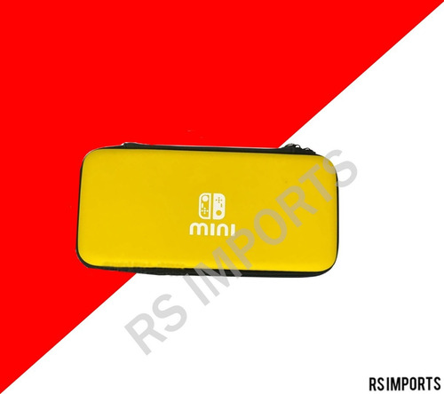 Case Bolsa Bag Estojo Proteção Nintendo Switch Lite Cor Amarelo