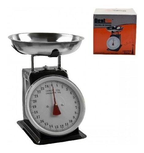 Balança Profissional Cozinha Precisão Culinária Inox 25kg