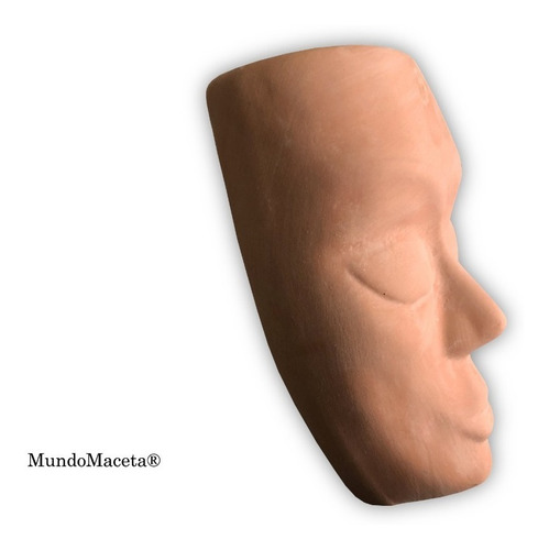Imagen 3 de 5 de Maceta Colgante Jardinera De Pared Rostro Mujer Para Pintar