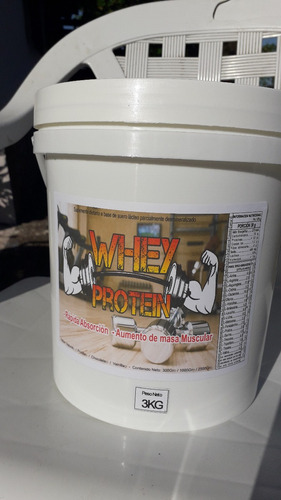 Whey Protein Natural 3kg En Tarro,super Promo, 1100$,calidad