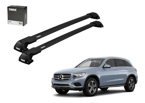 Juego Barras Thule Wingbar Evo Edge Black Mercedes Benz Glc