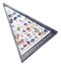 Comprar 36 Cuarzos \u002F Piedras Naturales Curativas - En Caja Acrílica