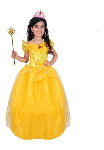 Disfraz Princesa Bella Y La Bestia Disney Para Niñas