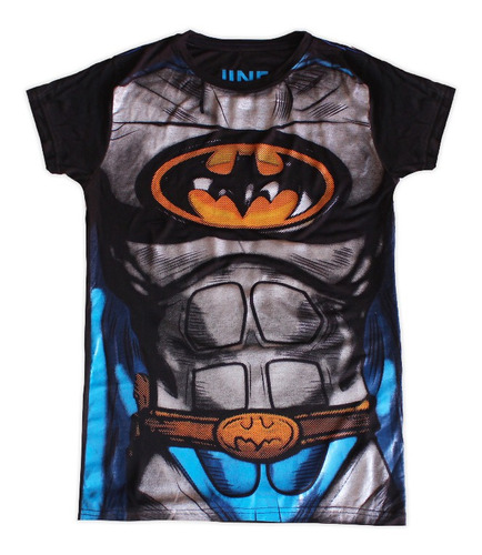 Playera Busto Batman Torso Hombre Caballero Dc Comics N