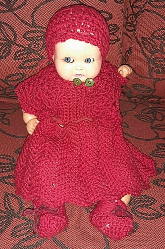 Muñeco Bebé De Pasta .( Años 30 ) (Usado)