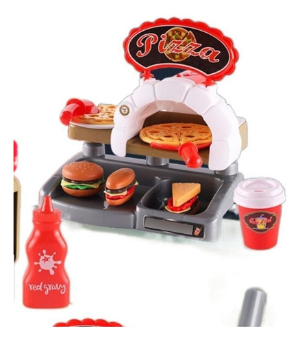 Juguete Set De Cocina De Pizza Para Niños