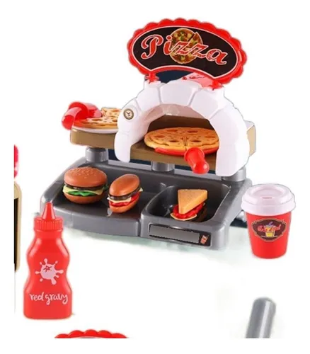 Juguete Set De Cocina De Pizza Para Niños