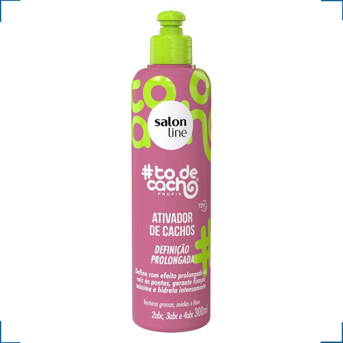 Activador De Rizos Salon Line Cachos 300ml Definicion Rulos