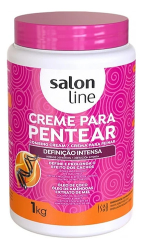 Crema De Peinar Salón Line Definición Intensa 1 Kg