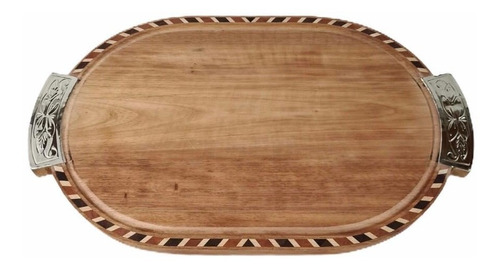 Tabla Pacara C/alpaca Taraceada Oval 60cm (74100)