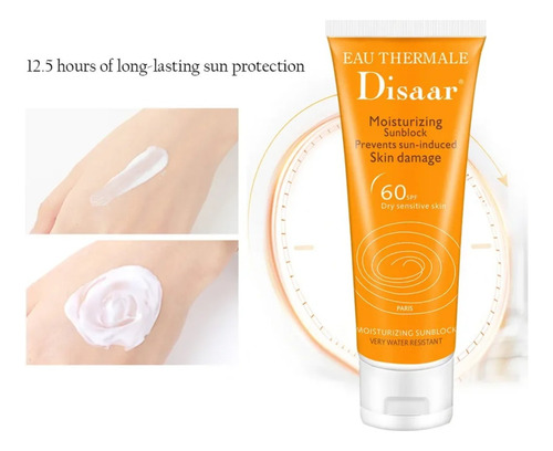 Protector Solar Disaar Eau Thermale Fps 60+ 80ml