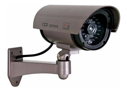 Imagen 3 de 6 de Camara De Seguridad Falsa Aspecto Super Realista Con Luz Led
