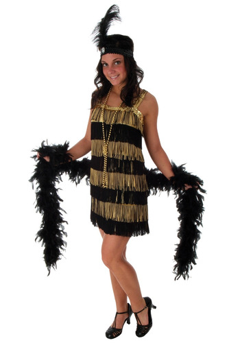 Disfraz Vestido Charleston 1920 Para Mujer Halloween