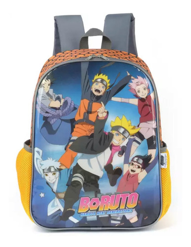 Mochila Luxcel Boruto Laranja Is38111br0500un 34142