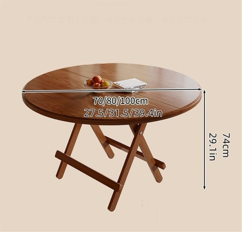Vpswekans Mesa De Comedor Portátil Mesa De Comedor Plegable
