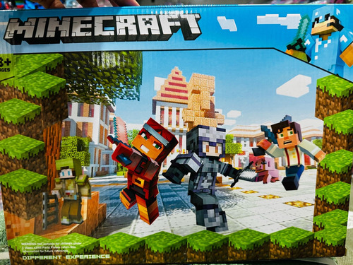 Set 24 Minifiguras Minecraft Bloques De Construcción