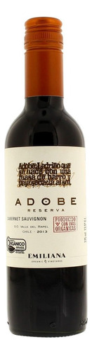 Vinho Chileno Tinto Cabernet Sauvignon Adobe Orgânico 375ml