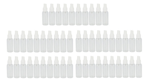 50 Botellas De Aerosol De 50 Ml De Plástico Vacías Y Recarga