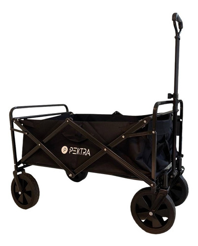 Imagen 3 de 8 de Carro Plegable Portatil Pektra 80kg Acero Reforzado Camping
